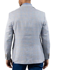 Tailorbyrd Men's Yarn Dye Windowpane Sport Coat