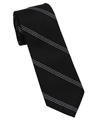 Dkny Men's Slim Design Striped Neck Tie