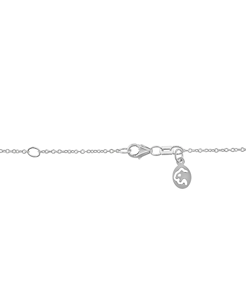 Effy Collection Emerald (7/8 ct. t.w.) & Diamond (3/8 Pendant Necklace 14k Yellow Gold