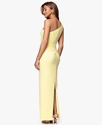 Xscape Petite One-Shoulder Ball Gown