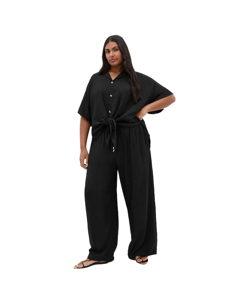 City Chic Women's Kalea Wide Leg Pant