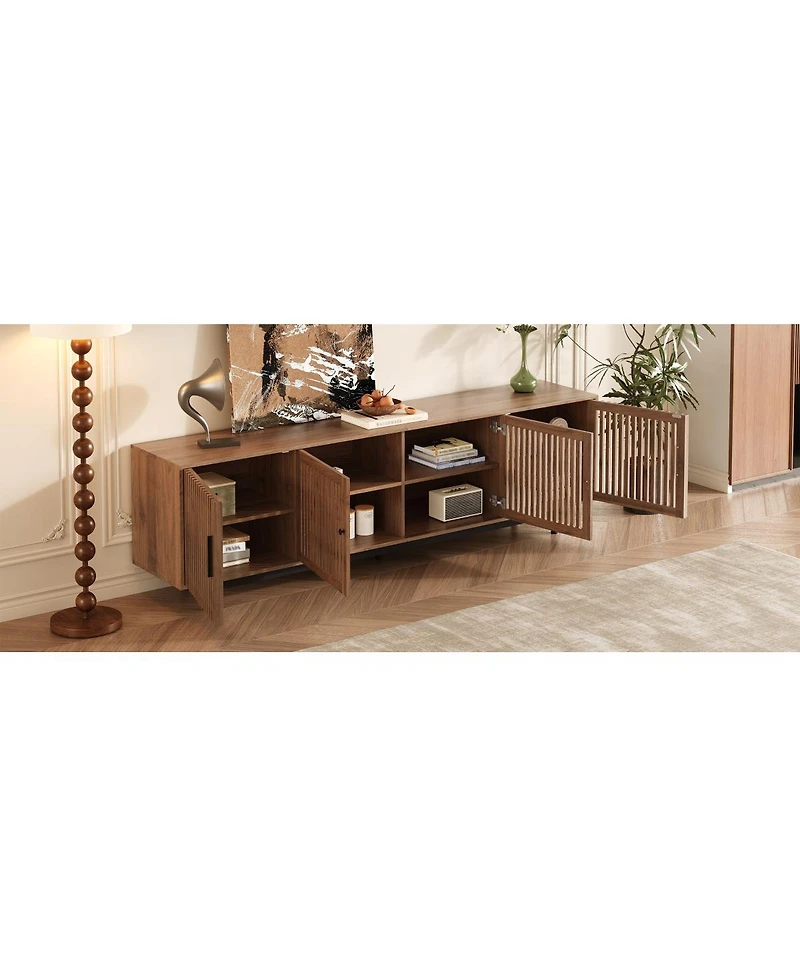 Streamdale Furniture Modern Tv Stand for TVs up to 85" with Storage & Cable Management