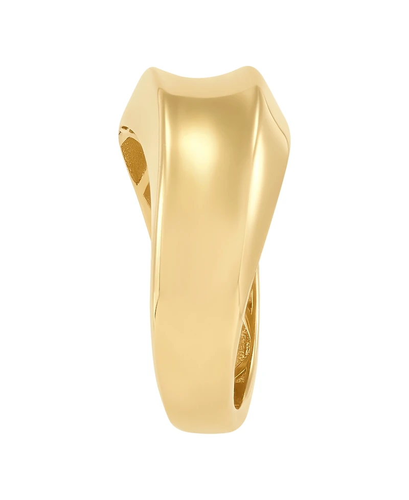 Macy's Wavy Band Ring 10k Yellow Gold