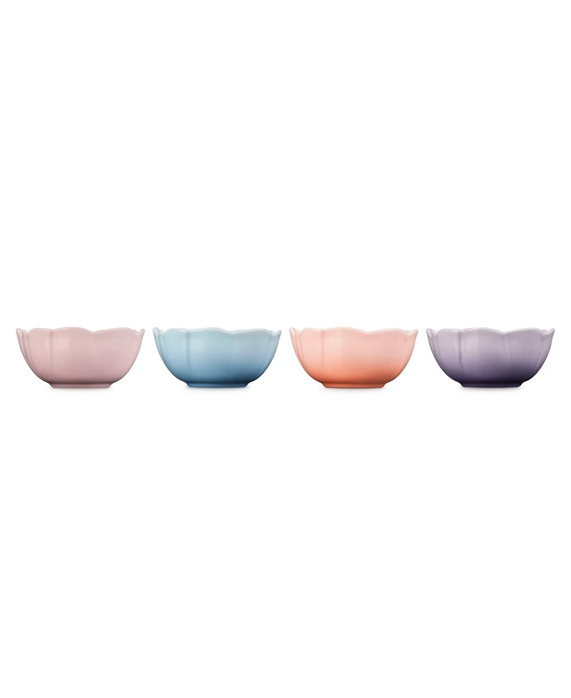 Le Creuset Petal Stoneware 4-Pc. Bowl Set