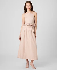 French Connection Women's Lilah Stretch Gingham Top