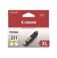 Canon Cli-251 Xl Yellow Ink Tank for Select Pixma iP, iX, Mg, Mx Series Printers