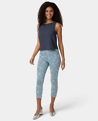 Hue Women's Ultra Soft Denim High-Waist Capri Sleepwear Pant