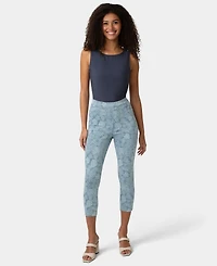 Hue Women's Ultra Soft Denim High-Waist Capri Sleepwear Pant