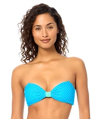 Raisins Women's Biscayne Bandeau Neck Swim Bikini Top