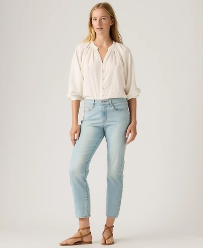 Levi's Women's Classic Mid-Rise Ankle Straight-Leg Jeans