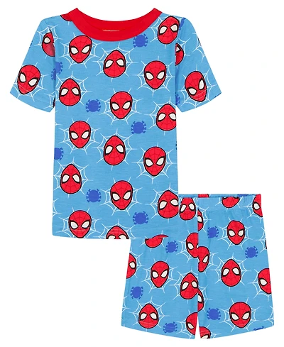 Spider-Man Toddler Boys' 2T-4T My Hero Spiderman T-Shirt and Shorts, 2-Piece Set
