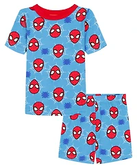 Spider-Man Toddler Boys' 2T-4T My Hero Spiderman T-Shirt and Shorts, 2-Piece Set