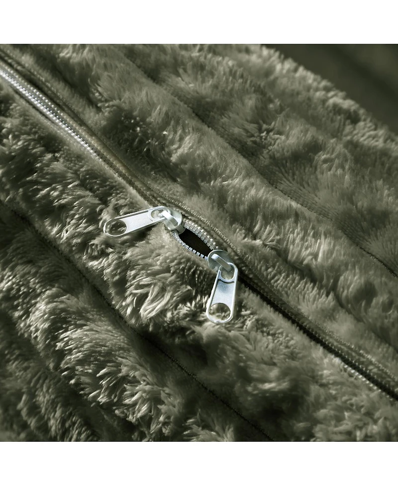 Streamdale Furniture Plush Corduroy Ottoman