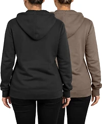 Blue Ice Women's Loose Fit Super Heavyweight Fleece-Lined Pullover Hoodie-2 Pack