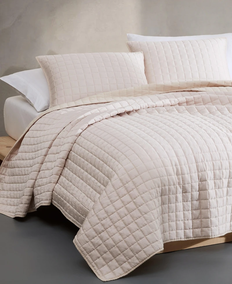 Calvin Klein Signature Solid 3-Pc. Quilt Set