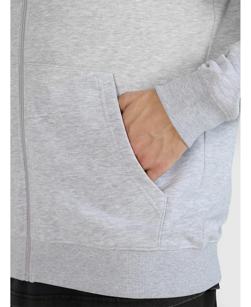 4F Men's Men s Zip-Up Sweatshirt With A Hood