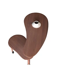 Streamdale Furniture Contemporary rotatable cocktail table with solid rubber wood legs