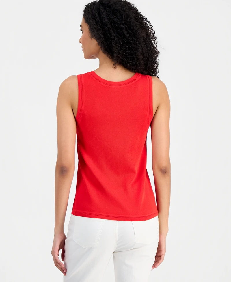 Anne Klein Women's Scoop Neck Tank Top