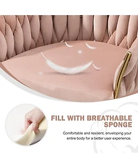 Rainsken Velvet Bar Stools Set of 2