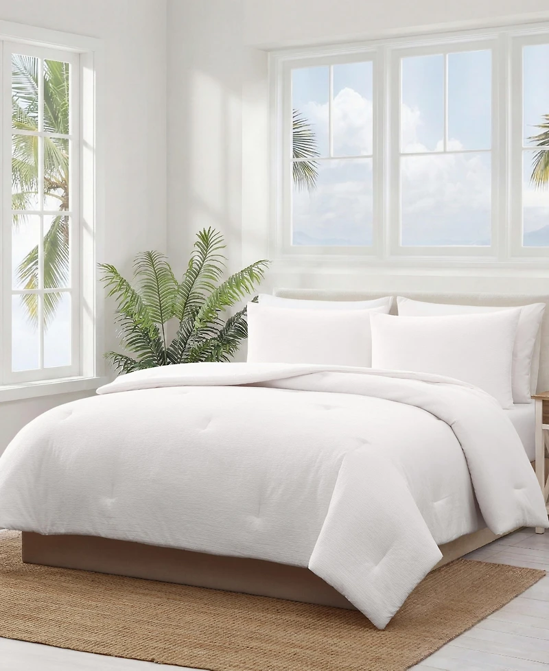 Tommy Bahama Home Pebble Texture Seersucker 3-Pc. Comforter Set, King