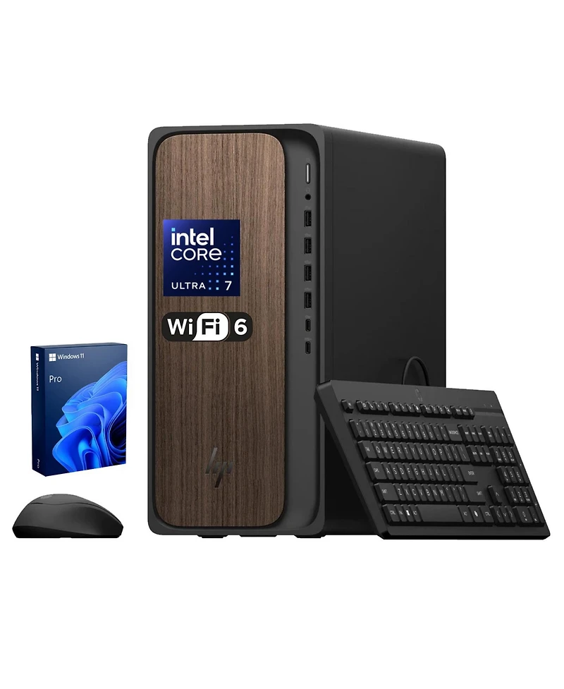 Hp OmniDesk Tower Desktop Intel Core Ultra 7 64GB Ram Nvidia GeForce Rtx 5060 4TB Ssd Storage Windows 11 Pro