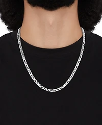 Lightweight Polished Mariner Link 22" Chain Necklace (5.5MM) 14k Gold