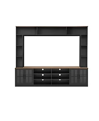 Streamdale Furniture 95.5" Entertainment Center with Bookshelves for TVs up to 80