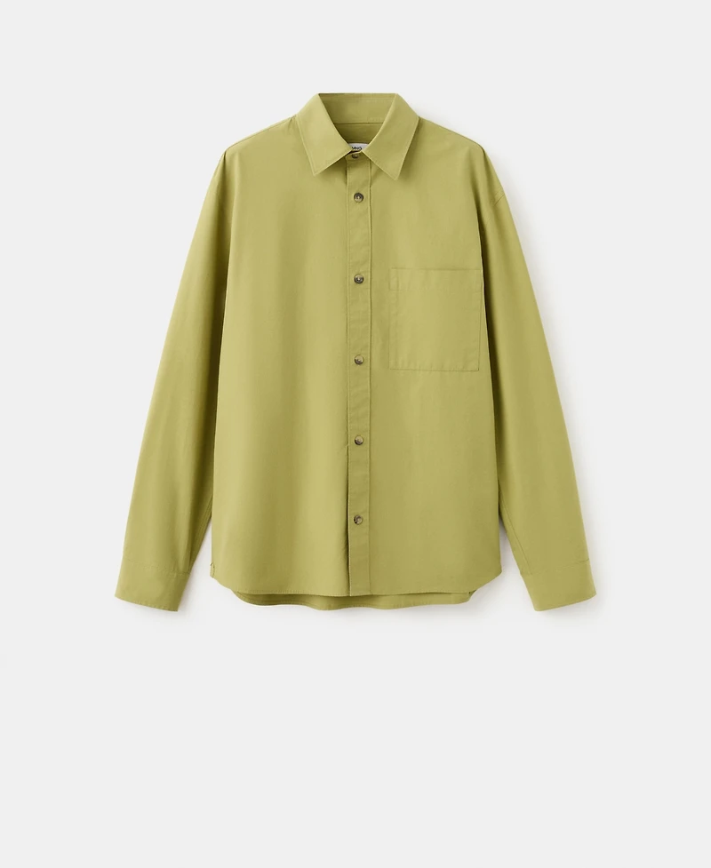 Mango Men's Cotton Relaxed-Fit Shirt