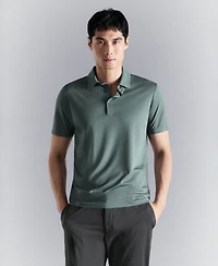 Mango Men's Comfort Stretch Button Polo Shirt