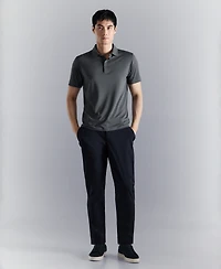 Mango Men's Comfort Stretch Button Polo Shirt