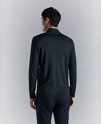 Mango Men's Comfort Stretch Zip Polo Shirt