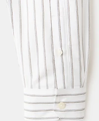 Mango Men's Lyocell Striped Regular-Fit Shirt