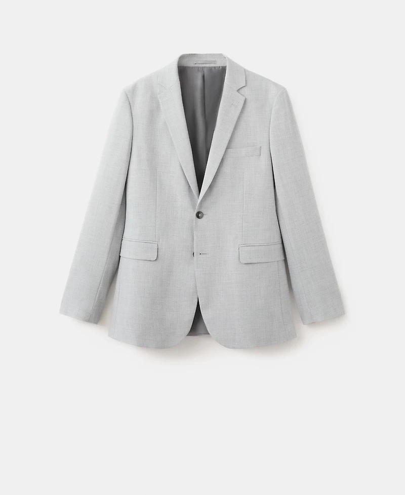 Mango Men's Stretch Fabric Super Slim-Fit Suit Jacket