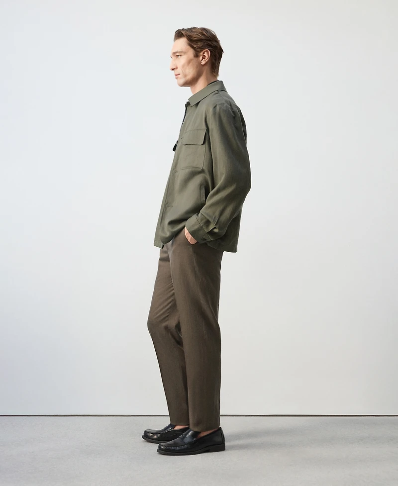 Mango Men's Ruched-Back Lyocell Jacket