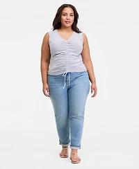 On 34th Trendy Plus Ruched Tank Top, Macy's Exclusive
