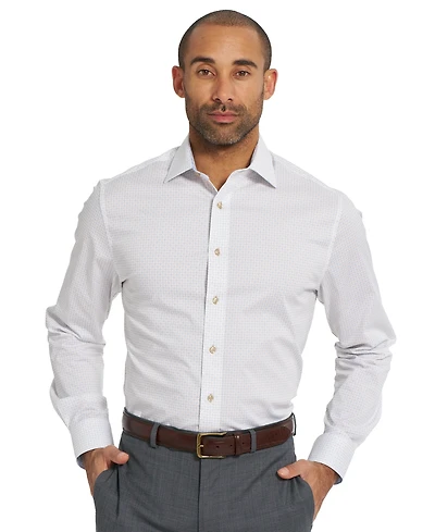 Nick Graham Men's Roxbury Square Stretch Dress Shirt