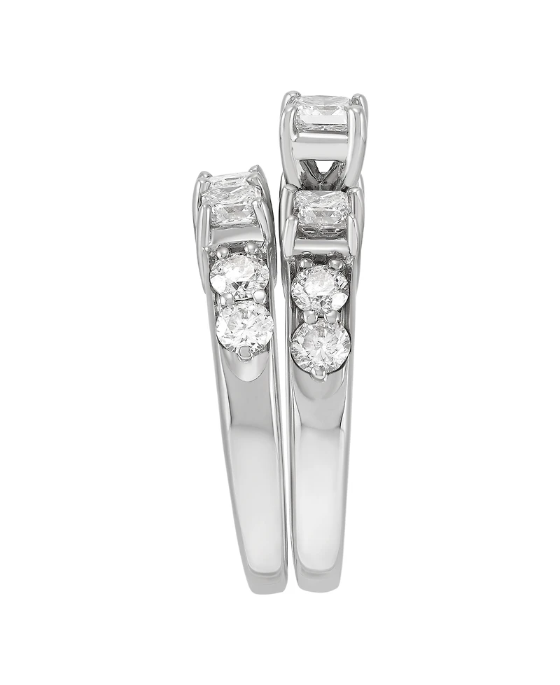 Macy's Diamond Princess Bridal Set (3 ct. t.w.) in 14k White Gold