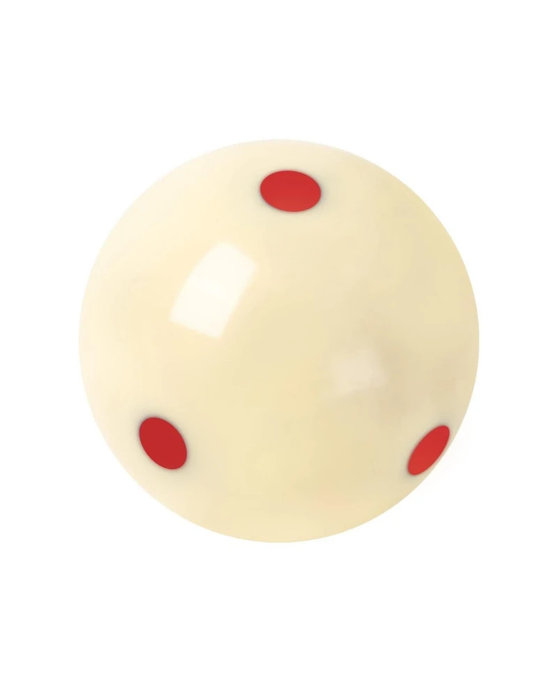 Gse Games & Sports Expert 2 1/4-Inch 6 Red Dot Training Cue Ball, Aaa-Grade Pro Cup Standard Pool Billiard Ball