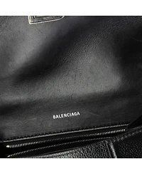 Pre-Owned Balenciaga Small Hourglass Top Handle Bag Leather