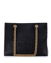 Pre-Owned Balenciaga Medium Duty Free Chain Tote Leather