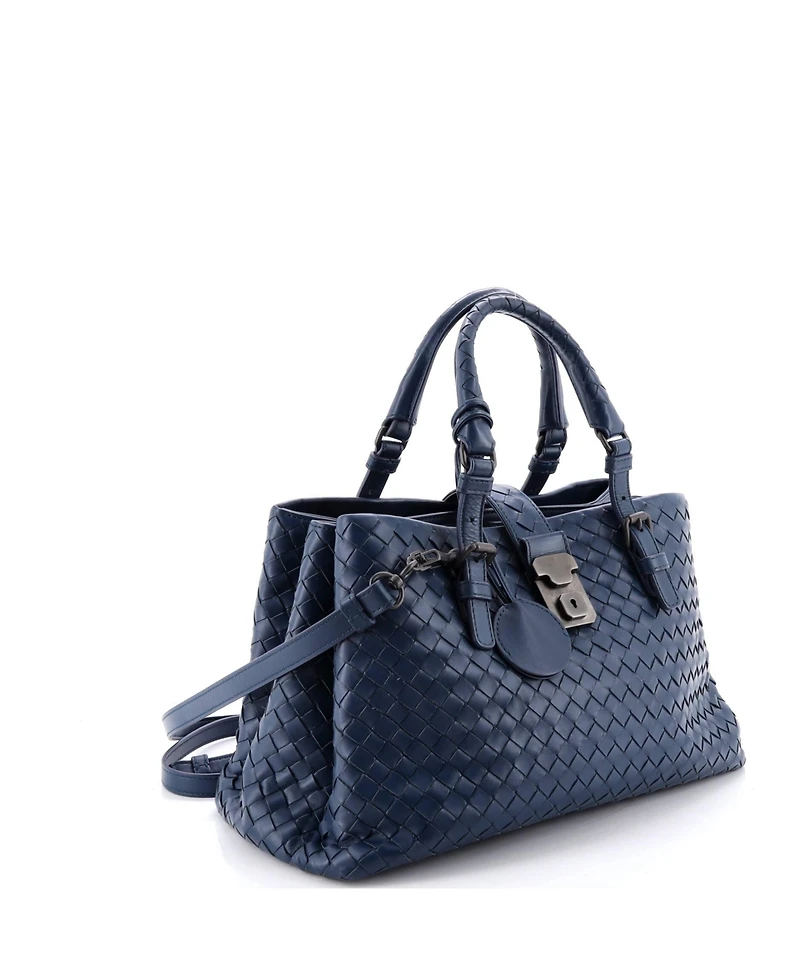 Pre-Owned Bottega Veneta Small Roma Bag Intrecciato Nappa