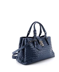 Pre-Owned Bottega Veneta Small Roma Bag Intrecciato Nappa
