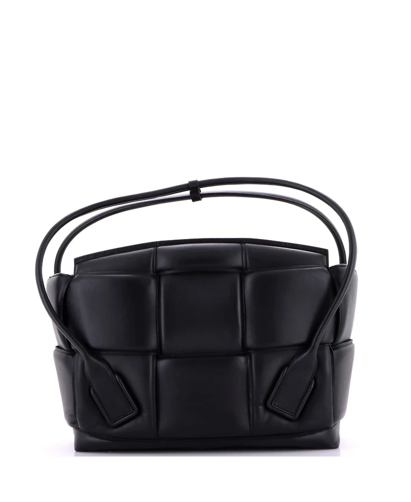 Pre-Owned Bottega Veneta Large Arco Bag Padded Maxi Intrecciato Leather