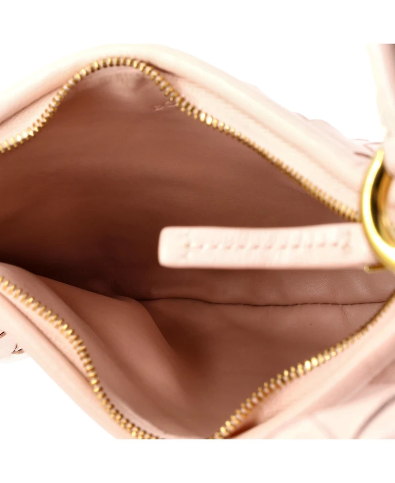 Pre-Owned Bottega Veneta Small Gemelli Shoulder Bag Intrecciato Leather