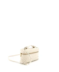 Pre-Owned Bottega Veneta Bang Bang Vanity Case Intrecciato Leather