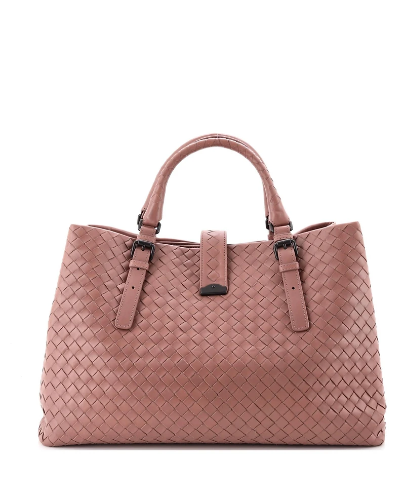 Pre-Owned Bottega Veneta Medium Roma Bag Intrecciato Nappa