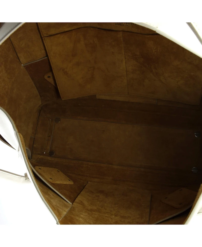 Pre-Owned Bottega Veneta Large Arco Bag Maxi Intrecciato Leather