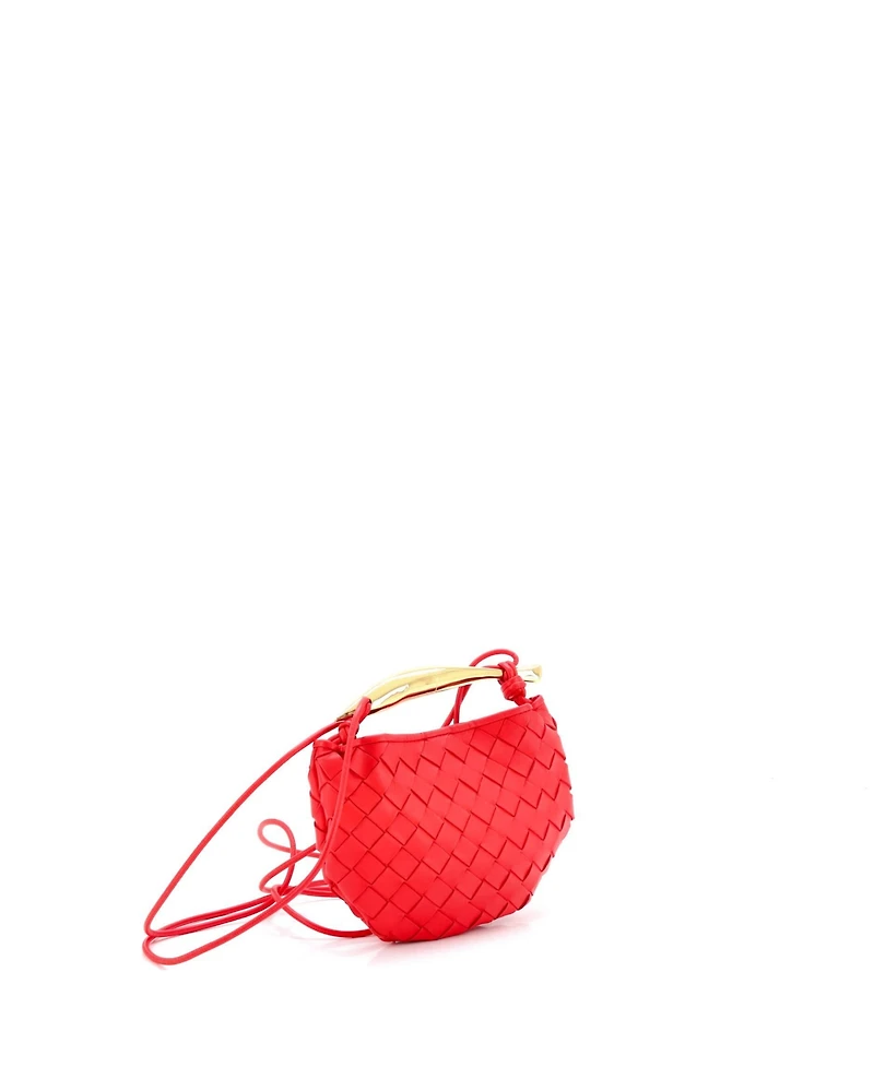 Pre-Owned Bottega Veneta Mini Sardine Top Handle Bag Intrecciato Nappa