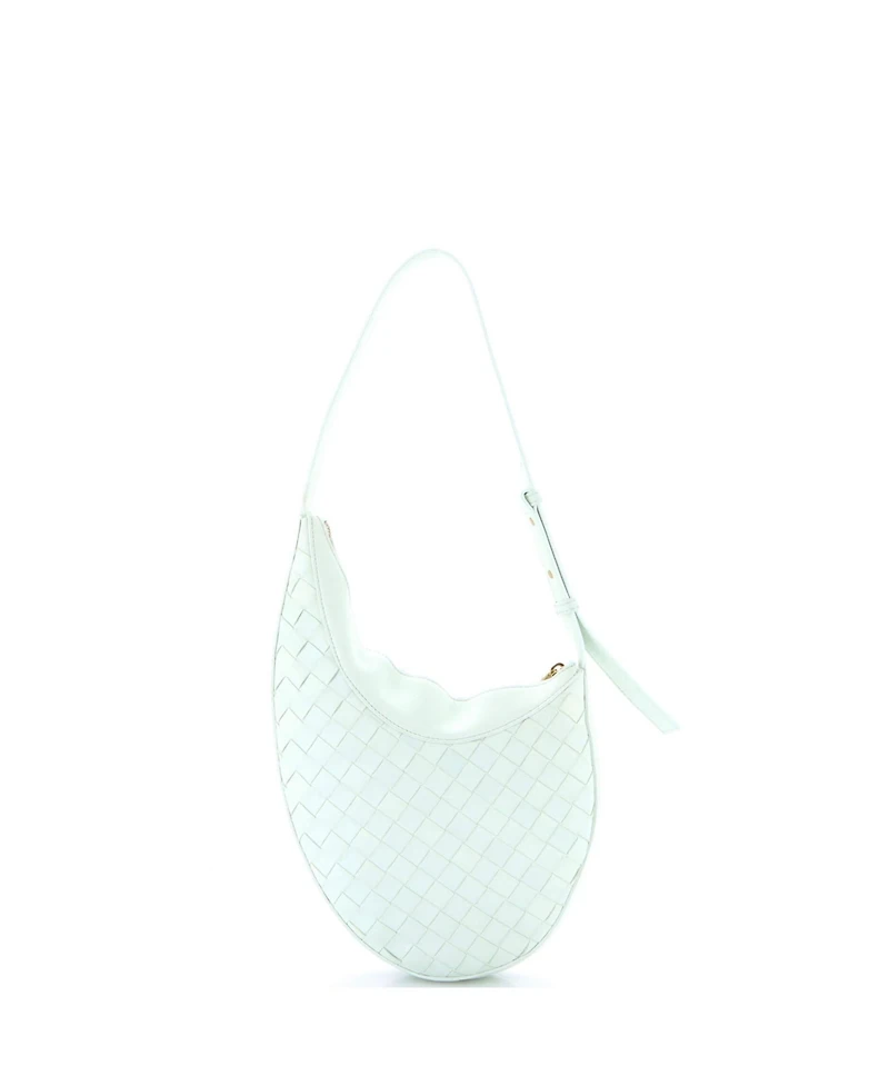 Pre-Owned Bottega Veneta Small Drop Shoulder Bag Intrecciato Nappa