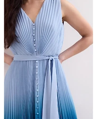 Phase Eight Women's Mira Pleated V-Neck Midi Dress